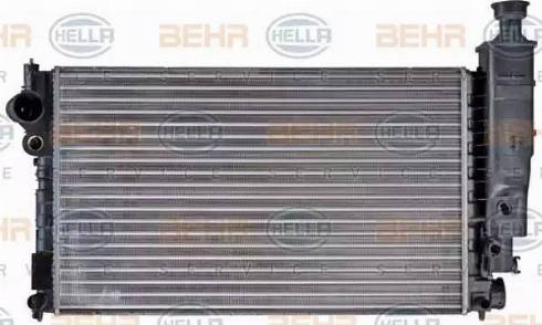 BEHR HELLA Service 8MK 376 708-681 - Радиатор, охлаждане на двигателя vvparts.bg