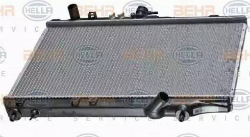 BEHR HELLA Service 8MK 376 719-771 - Радиатор, охлаждане на двигателя vvparts.bg