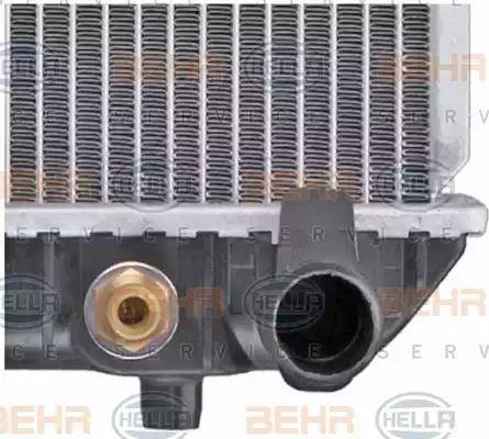 BEHR HELLA Service 8MK 376 710-501 - Радиатор, охлаждане на двигателя vvparts.bg