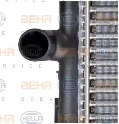 BEHR HELLA Service 8MK 376 710-311 - Радиатор, охлаждане на двигателя vvparts.bg