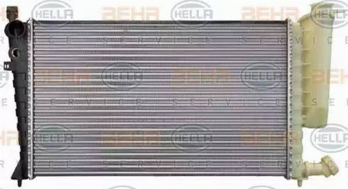 BEHR HELLA Service 8MK 376 710-261 - Радиатор, охлаждане на двигателя vvparts.bg