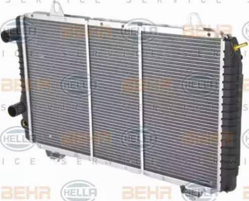 BEHR HELLA Service 8MK 376 717-521 - Радиатор, охлаждане на двигателя vvparts.bg