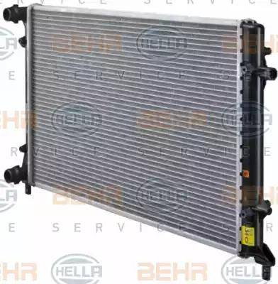 BEHR HELLA Service 8MK 376 781-091 - Радиатор, охлаждане на двигателя vvparts.bg