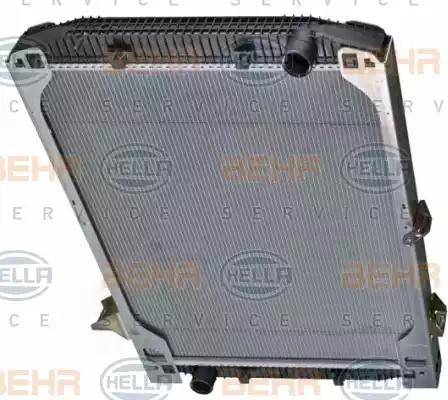 BEHR HELLA Service 8MK 376 721-601 - Радиатор, охлаждане на двигателя vvparts.bg