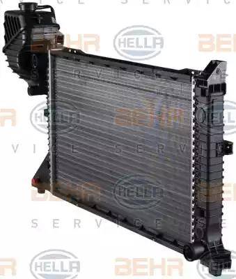 BEHR HELLA Service 8MK 376 722-261 - Радиатор, охлаждане на двигателя vvparts.bg