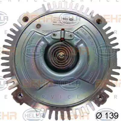 BEHR HELLA Service 8MV 376 757-611 - Съединител, вентилатор на радиатора vvparts.bg