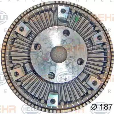 BEHR HELLA Service 8MV 376 757-701 - Съединител, вентилатор на радиатора vvparts.bg