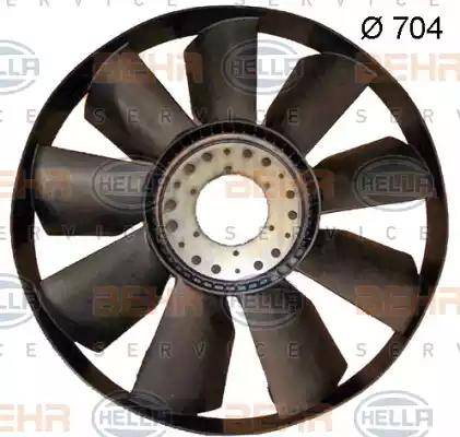 BEHR HELLA Service 8MV 376 702-011 - Перка, охлаждане на двигателя vvparts.bg