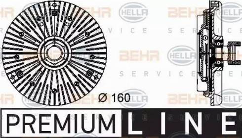 BEHR HELLA Service 8MV 376 732-041 - Съединител, вентилатор на радиатора vvparts.bg