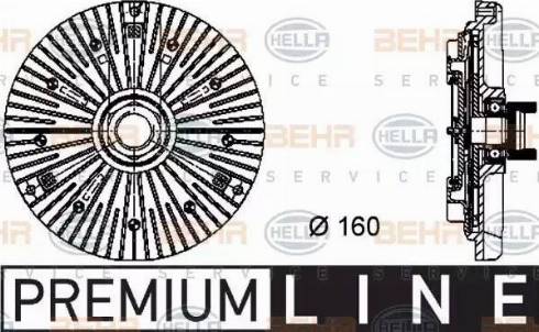 BEHR HELLA Service 8MV 376 732-111 - Съединител, вентилатор на радиатора vvparts.bg