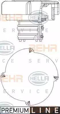 BEHR HELLA Service 8MY 376 743-451 - Капачка, резервоар за охладителна течност vvparts.bg