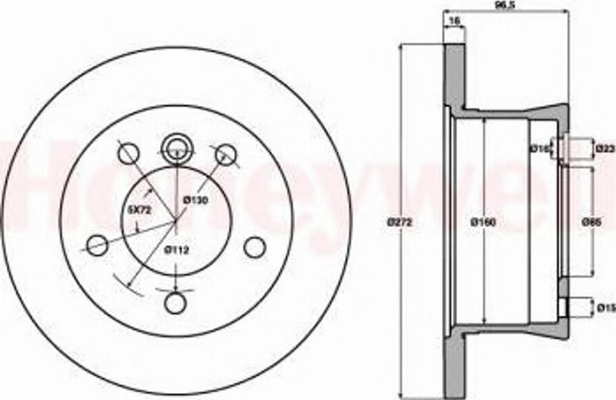 BENDIX 569121 B - Спирачен диск vvparts.bg