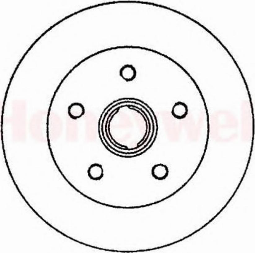 BENDIX 561982 B - Спирачен диск vvparts.bg