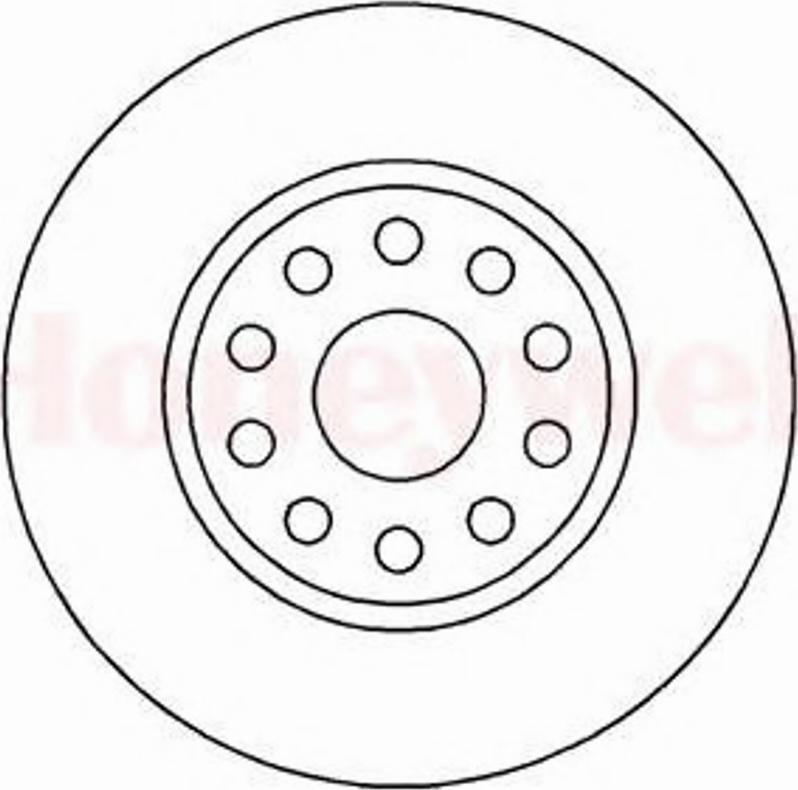 BENDIX 561987 B - Спирачен диск vvparts.bg