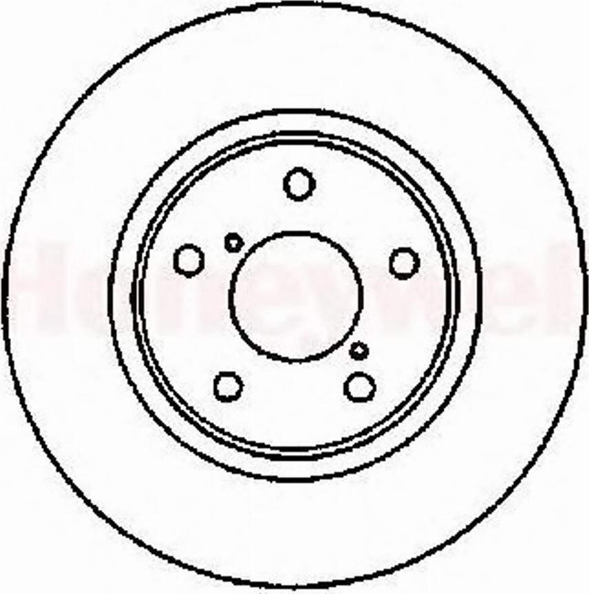 BENDIX 561505 B - Спирачен диск vvparts.bg