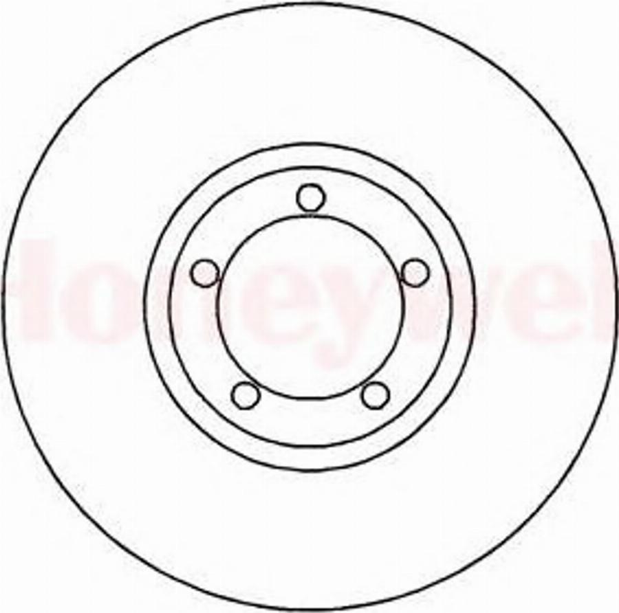 BENDIX 561625 B - Спирачен диск vvparts.bg