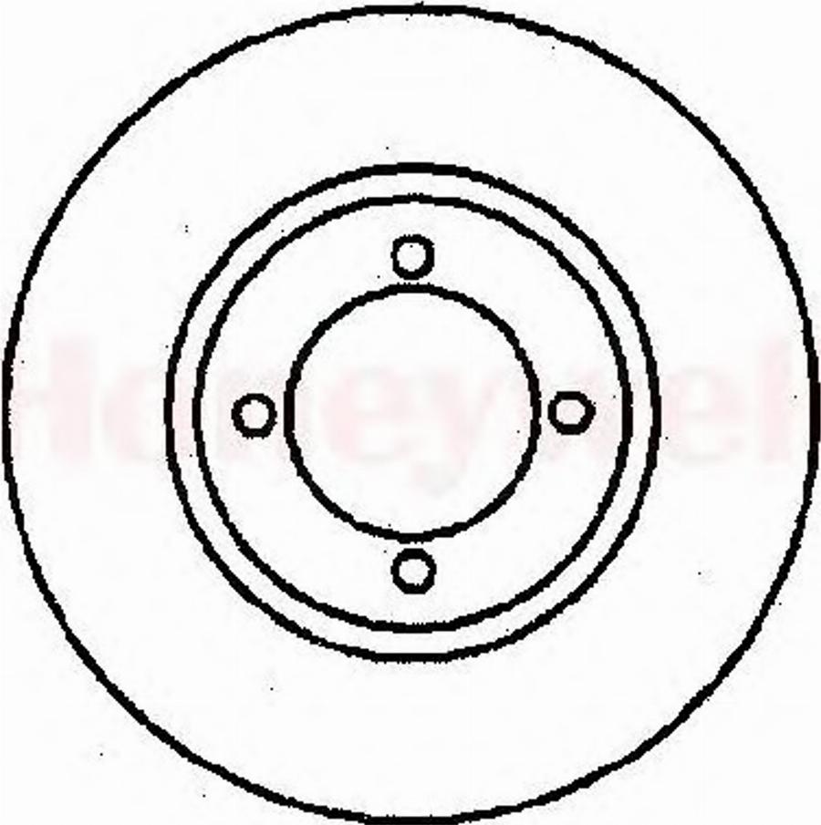 BENDIX 561097 B - Спирачен диск vvparts.bg