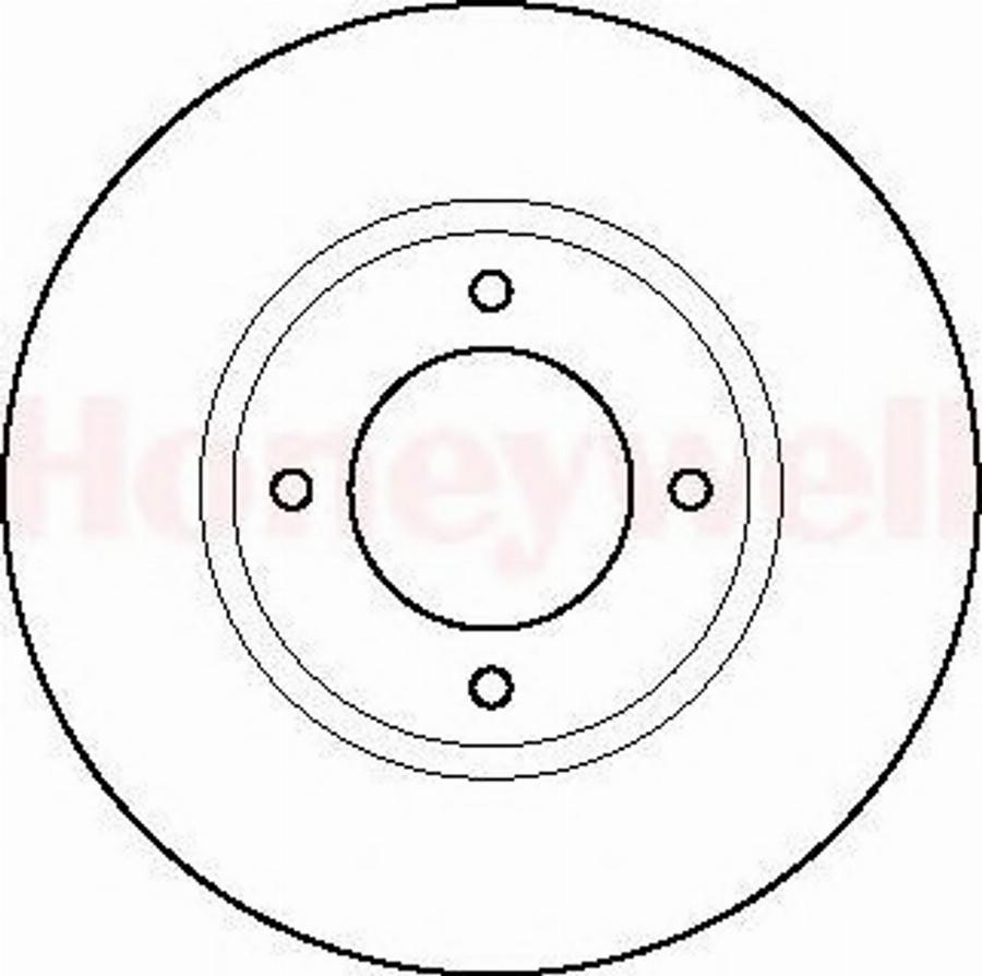 BENDIX 561003 B - Спирачен диск vvparts.bg