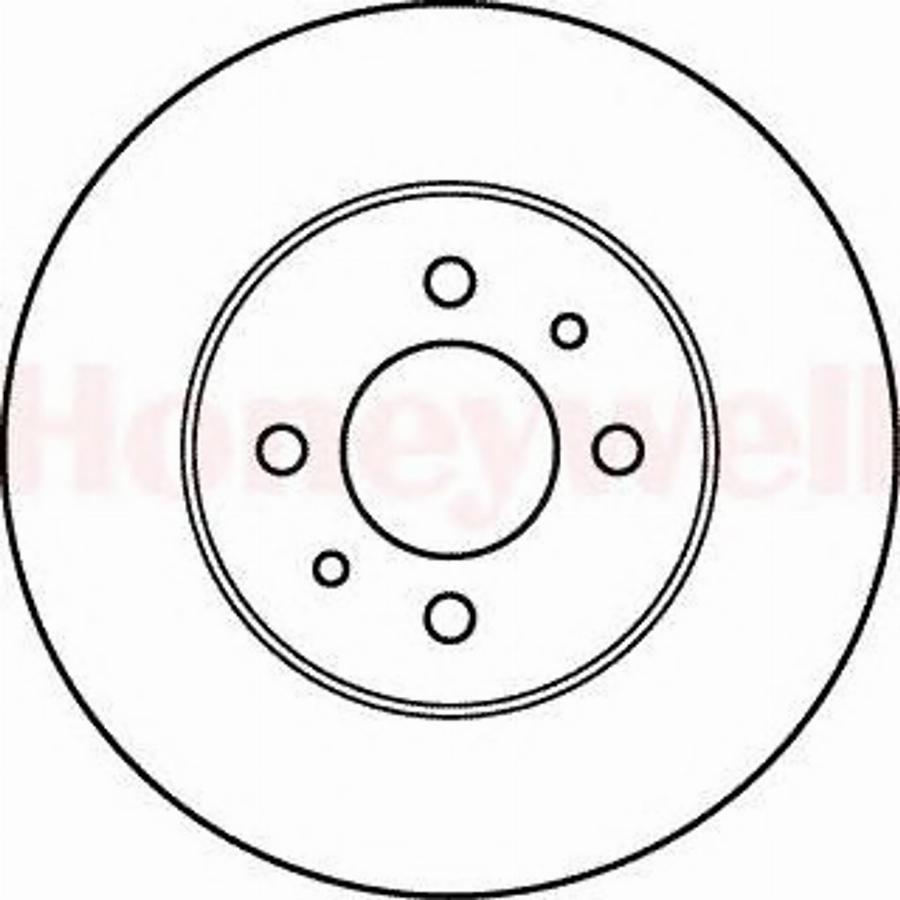 BENDIX 561150B - Спирачен диск vvparts.bg