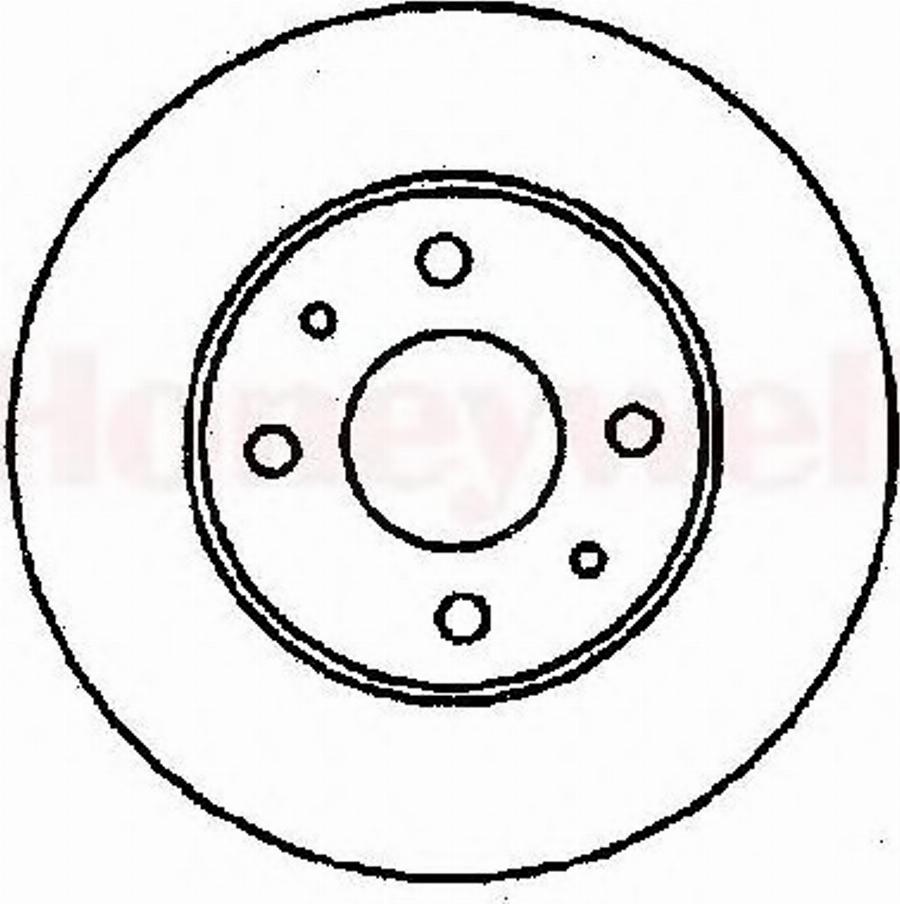 BENDIX 561380 B - Спирачен диск vvparts.bg