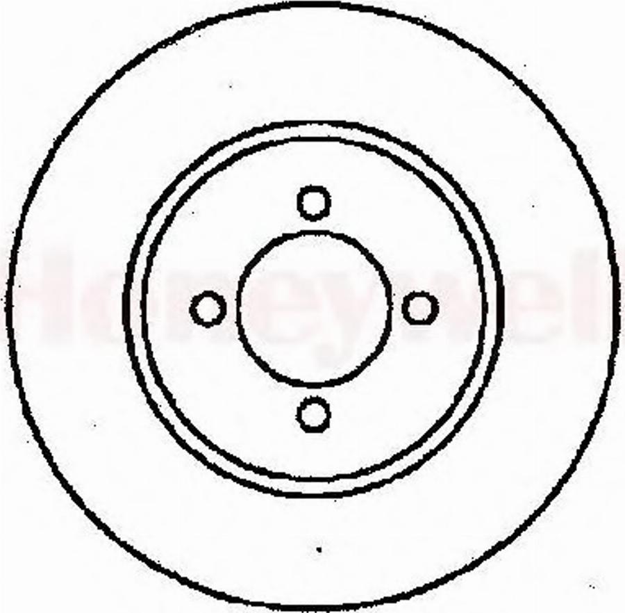 BENDIX 561374B - Спирачен диск vvparts.bg