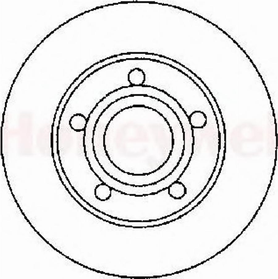 BENDIX 561247B - Спирачен диск vvparts.bg