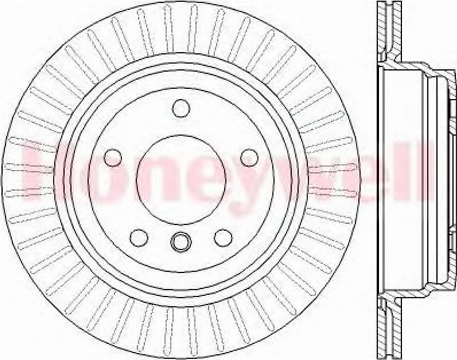 BENDIX 562442B - Спирачен диск vvparts.bg