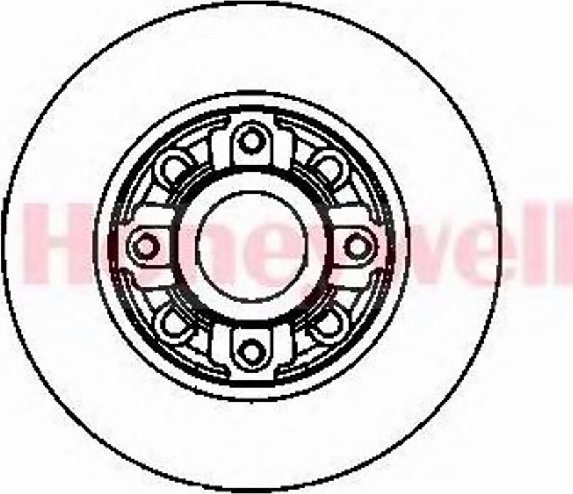 BENDIX 562450B - Спирачен диск vvparts.bg