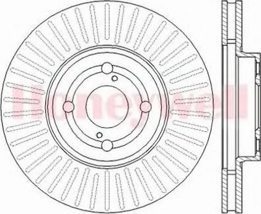 BENDIX 562435B - Спирачен диск vvparts.bg