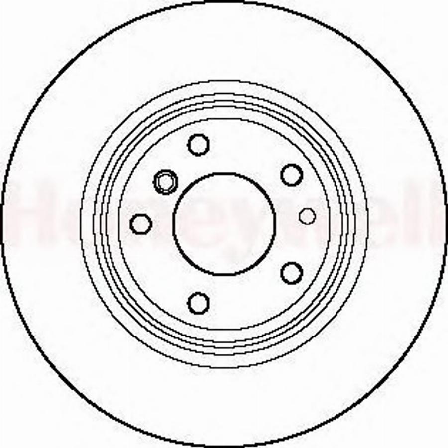 BENDIX 562092B - Спирачен диск vvparts.bg