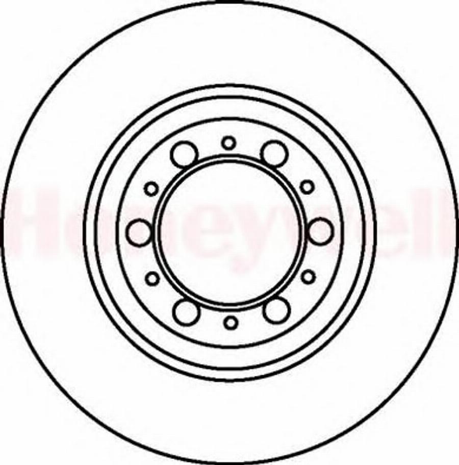 BENDIX 562063 B - Спирачен диск vvparts.bg