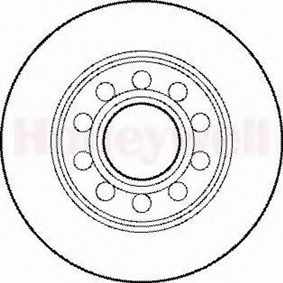 BENDIX 562191 B - Спирачен диск vvparts.bg