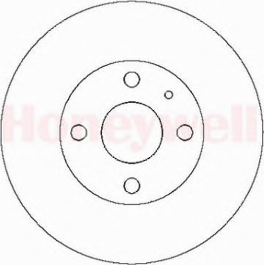 BENDIX 562197 B - Спирачен диск vvparts.bg