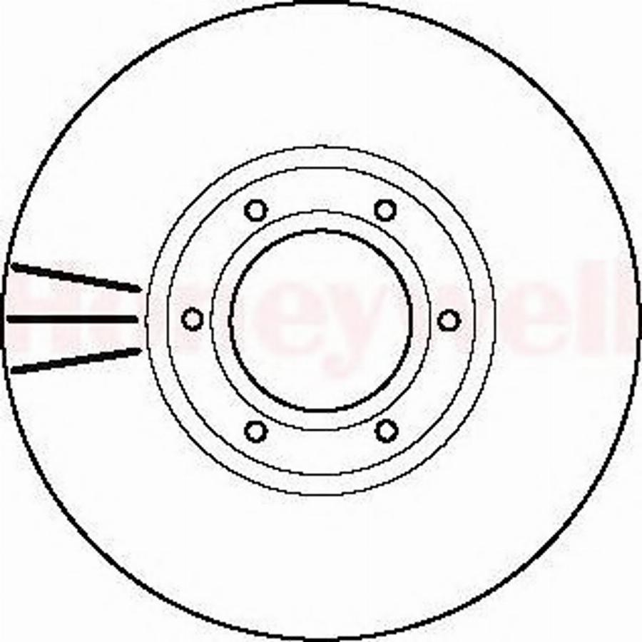 BENDIX 562105 B - Спирачен диск vvparts.bg