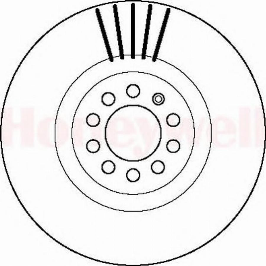 BENDIX 562132 B - Спирачен диск vvparts.bg