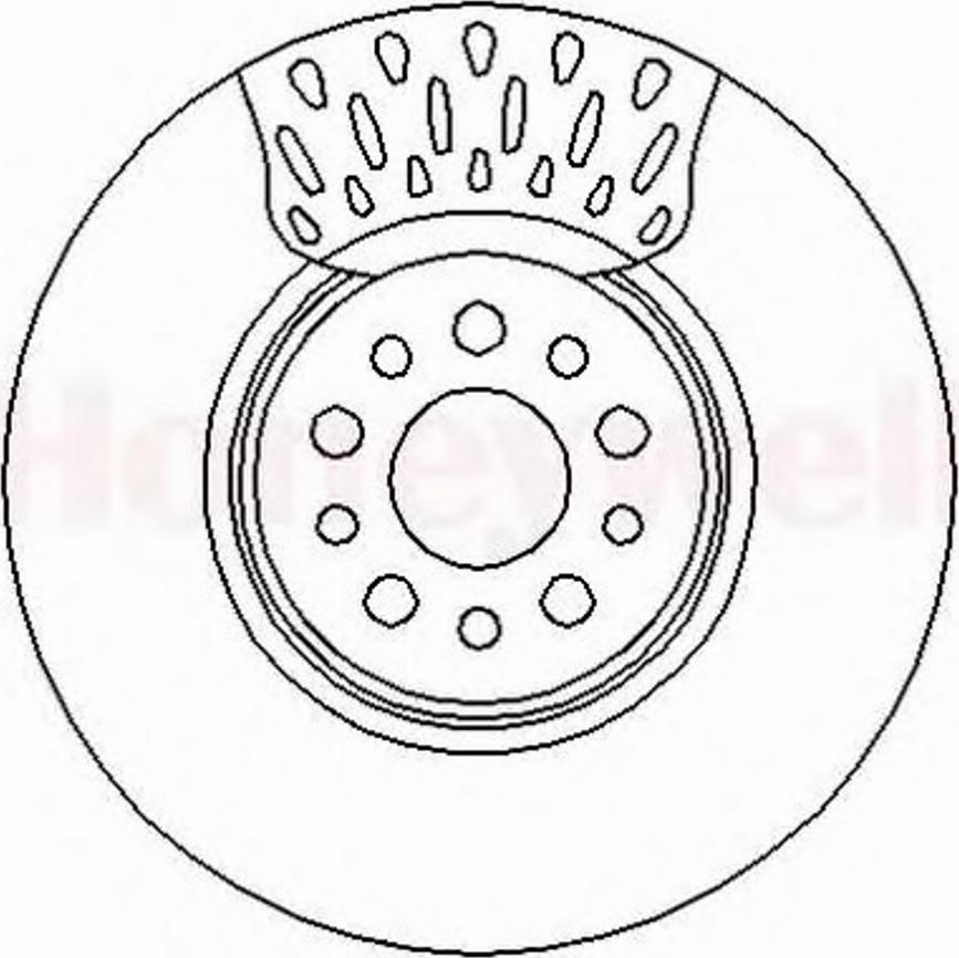 BENDIX 562394B - Спирачен диск vvparts.bg