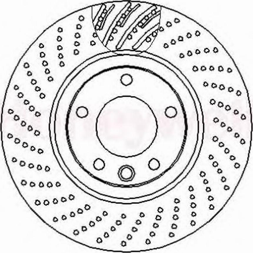 BENDIX 562359B - Спирачен диск vvparts.bg