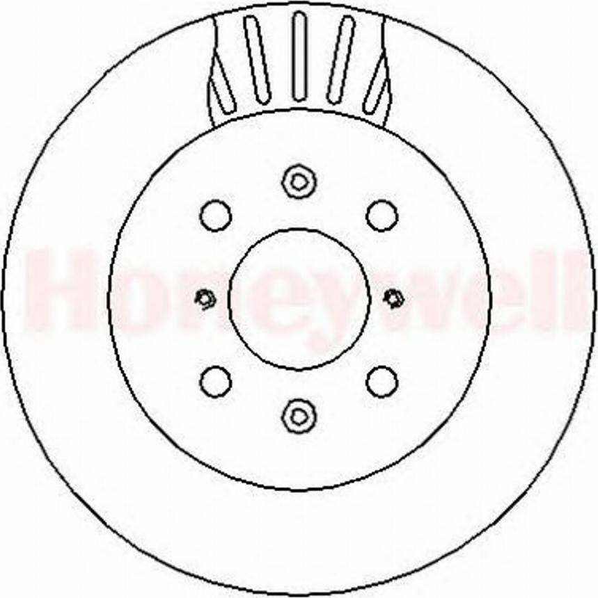 BENDIX 562308 B - Спирачен диск vvparts.bg