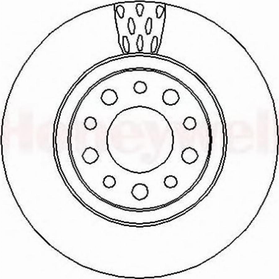 BENDIX 562302B - Спирачен диск vvparts.bg