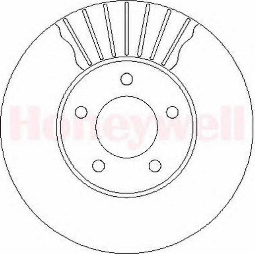 BENDIX 562292 B - Спирачен диск vvparts.bg