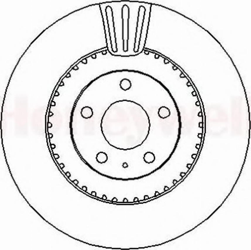 BENDIX 562289B - Спирачен диск vvparts.bg