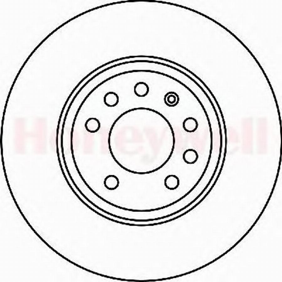 BENDIX 562222 B - Спирачен диск vvparts.bg