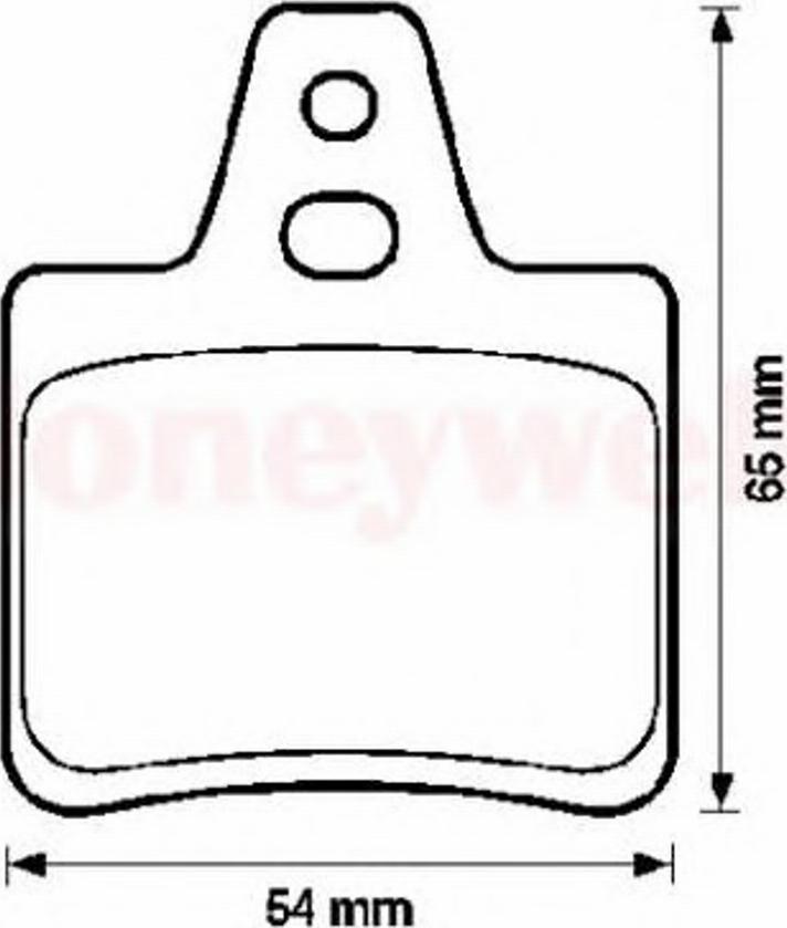 BENDIX 571363B - Комплект спирачно феродо, дискови спирачки vvparts.bg