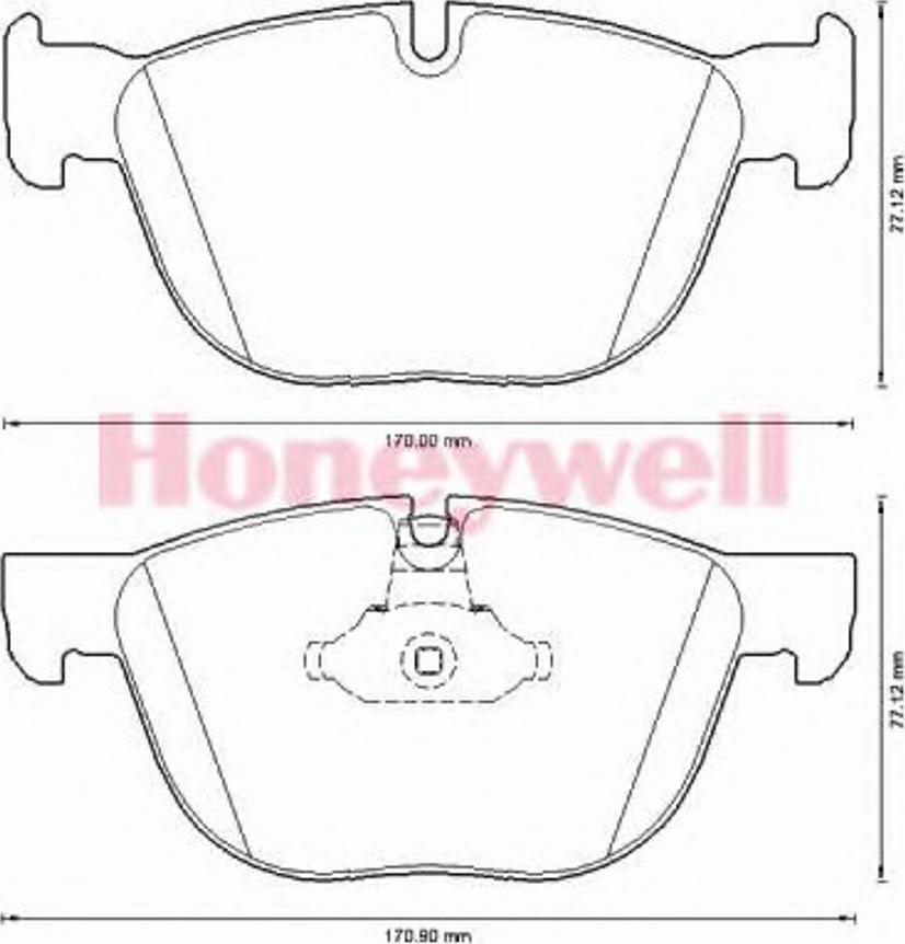 BENDIX 573300B - Комплект спирачно феродо, дискови спирачки vvparts.bg