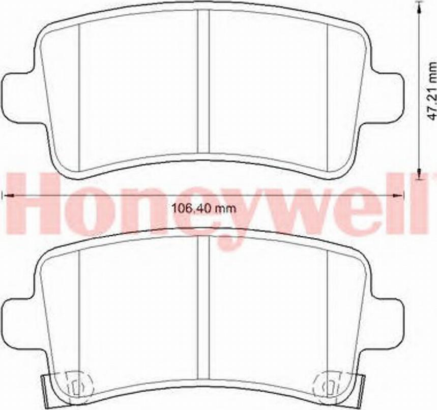 BENDIX 573313B - Комплект спирачно феродо, дискови спирачки vvparts.bg