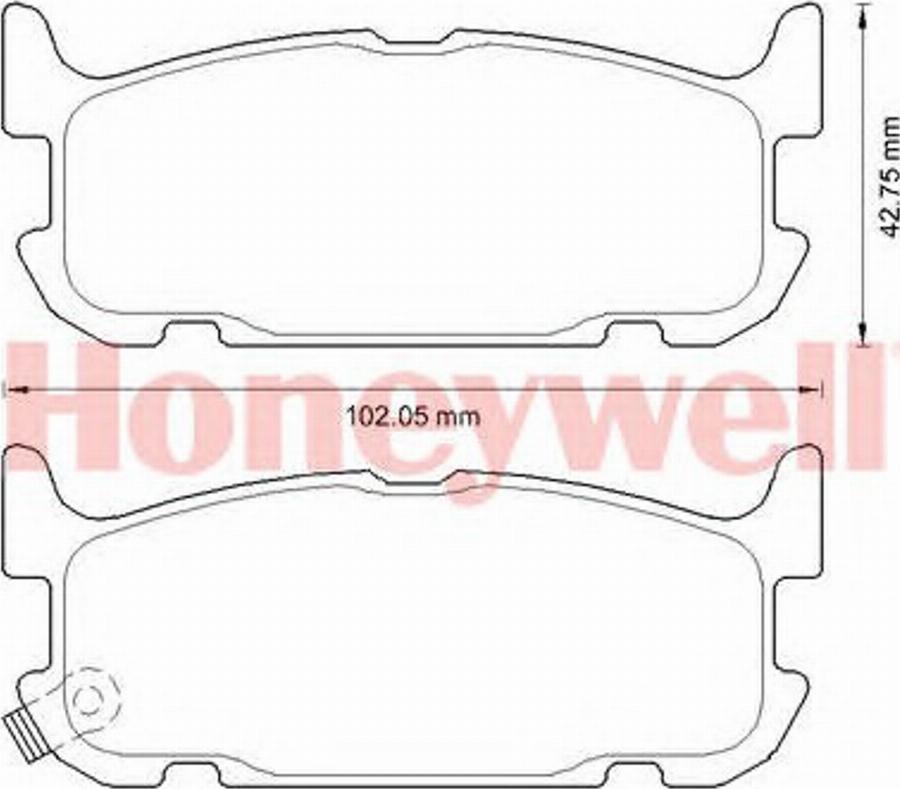 BENDIX 572603B - Комплект спирачно феродо, дискови спирачки vvparts.bg