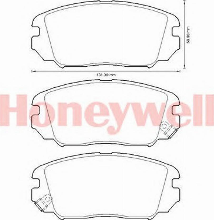 BENDIX 572616B - Комплект спирачно феродо, дискови спирачки vvparts.bg