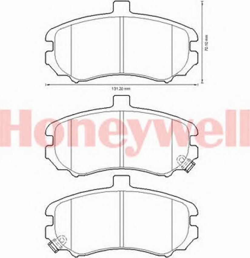 BENDIX 572622B - Комплект спирачно феродо, дискови спирачки vvparts.bg