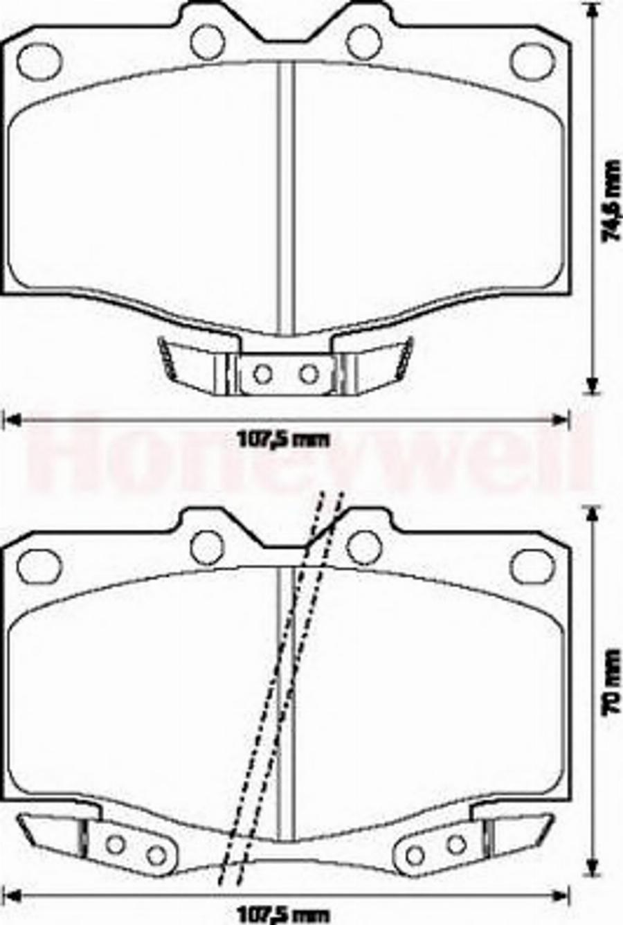 BENDIX 572185B - Комплект спирачно феродо, дискови спирачки vvparts.bg