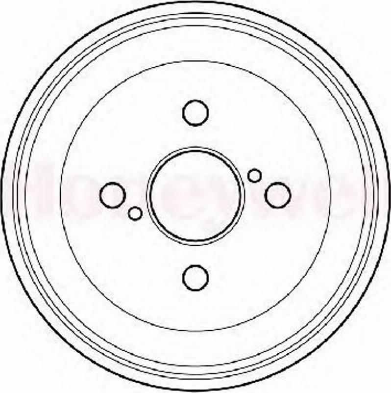 BENDIX 329083 B - Спирачен барабан vvparts.bg